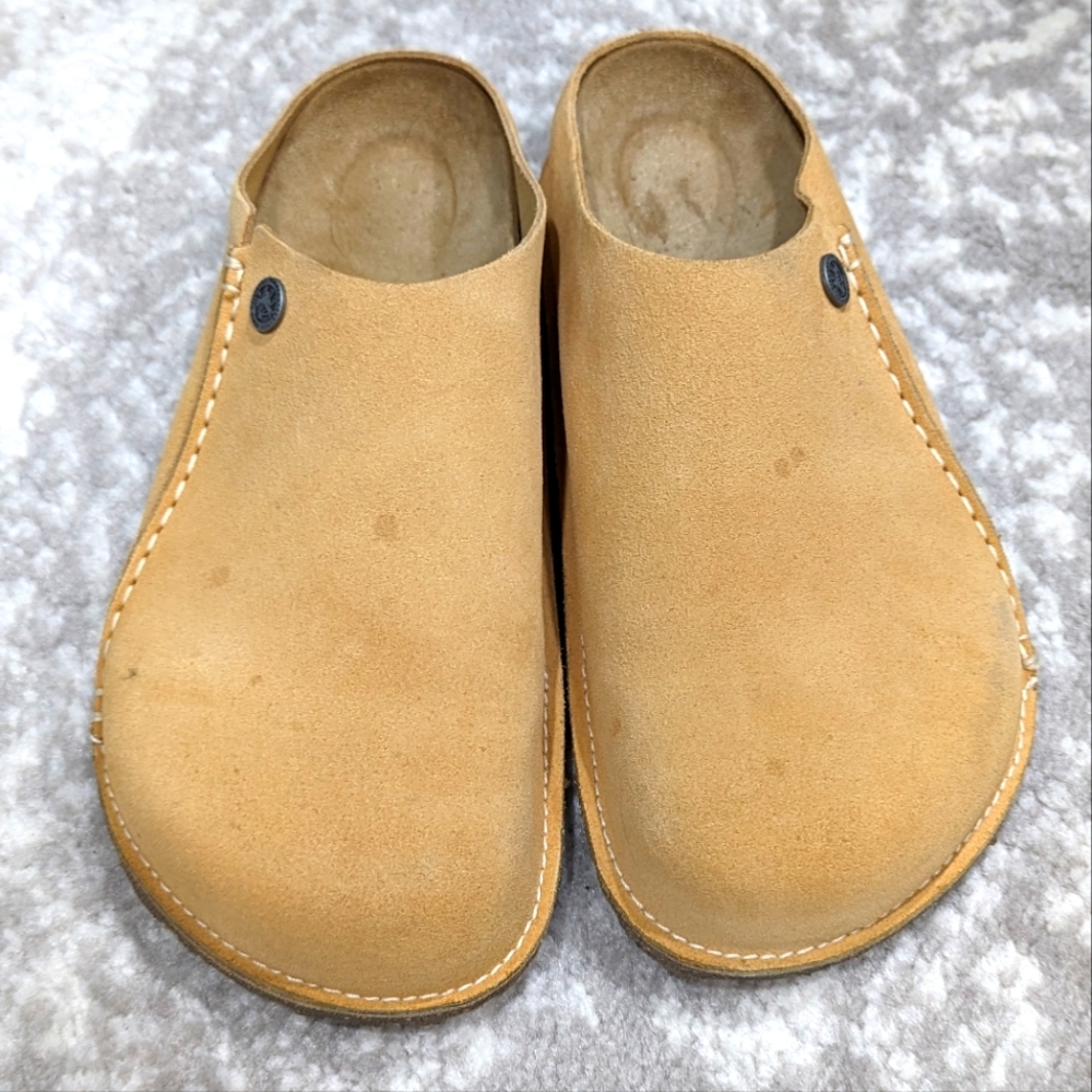 Birkenstock Suede Zermatt Clogs in Clay Size 41 (US 10-10.5)